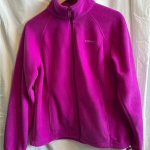 Columbia Bright Pink Fleece Jacket